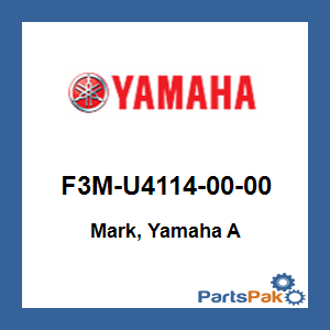 Yamaha F3M-U4114-00-00 Mark, Yamaha A; F3MU41140000
