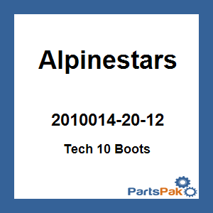Alpinestars 2010014-20-12; Tech 10 Boots