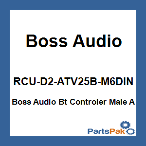 Boss Audio RCU-D2-ATV25B-M6DIN; Audio Bt Controler Male Atv25B / Atv85B