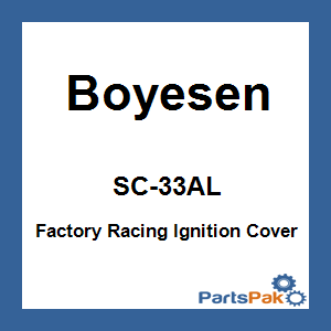 Boyesen SC-33AL; Factory Racing Ignition Cover Blue