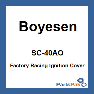 Boyesen SC-40AO; Factory Racing Ignition Cover Orange