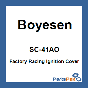 Boyesen SC-41AO; Factory Racing Ignition Cover Orange