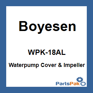 Boyesen WPK-18AL; Water Pump Cover & Impeller Kit Blue