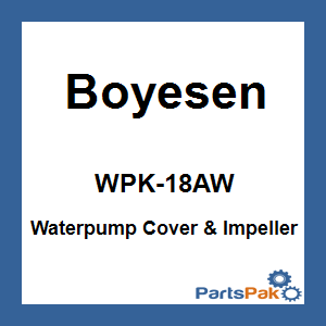 Boyesen WPK-18AW; Water Pump Cover & Impeller Kit White
