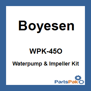 Boyesen WPK-45O; Water Pump Cover & Impeller Kit Orange