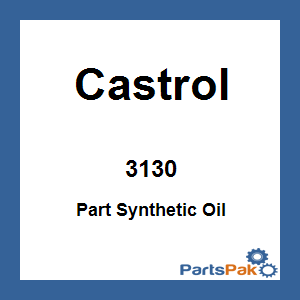 Castrol 3130; Part Synthetic Oil 4T 10W40 1Gal