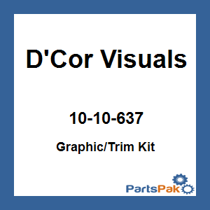 D'Cor Visuals 10-10-637; 17 Ge Graphic / Trim Kit