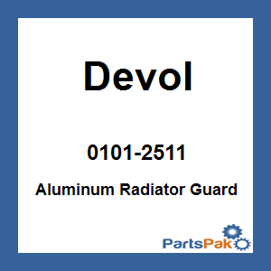 Devol 0101-2511; Aluminum Radiator Guard