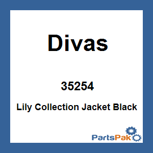 Divas 35254; Lily Collection Jacket Black
