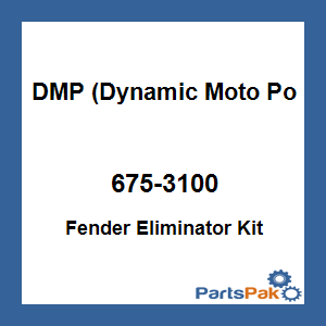 DMP (Dynamic Moto Power) 675-3100; Fender Eliminator Kit W / Lights