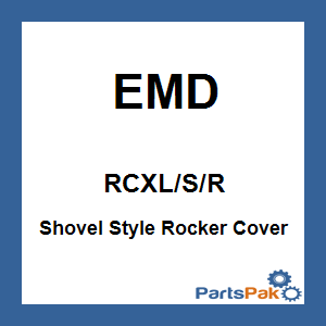 EMD RCXL/S/R; Shovel Style Rocker Cover Raw