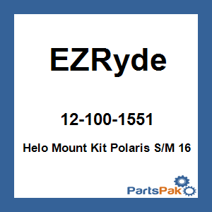 EZRyde 12-100-1551; Helo Mount Kit Fits Polaris Snowmobile 16 Axys Rmk Sks (Coil Over)