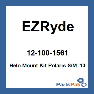 EZRyde 12-100-1561; Helo Mount Kit Fits Polaris Snowmobile '13