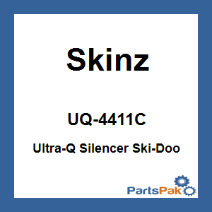 Skinz UQ-4411C; Super-Q Ceramic Silencer 850 Rev Gen 4 Snowmobile