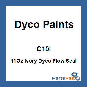 Dyco Paints C10I; 11Oz Ivory Dyco Flow Seal