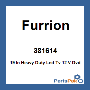 Furrion 381614; 19 In Heavy Duty Led Tv 12 V Dvd