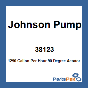 Johnson Pump 38123; 1250 Gallon Per Hour 90 Degree Aerator