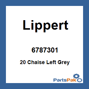Lippert 6787301; 20 Chaise Left Grey