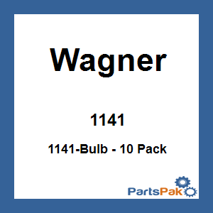 Wagner 1141; 1141 Light Bulb - 10 Pack