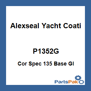 Alexseal Yacht Coating P1352G; Cor Spec 135 Base Gl