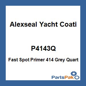 Alexseal Yacht Coating P4143Q; Fast Spot Primer 414 Grey Quart