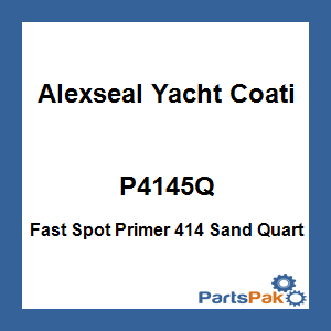 Alexseal Yacht Coating P4145Q; Fast Spot Primer 414 Sand Quart
