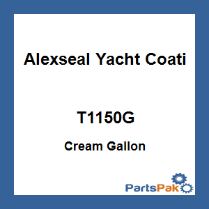 Alexseal Yacht Coating T1150G; Cream Gallon