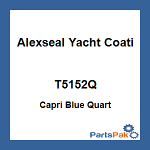Alexseal Yacht Coating T5152Q; Capri Blue Quart