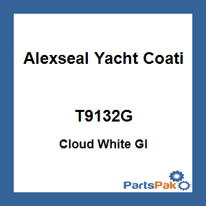 Alexseal Yacht Coating T9132G; Cloud White Gl