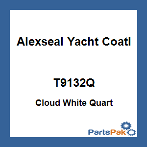 Alexseal Yacht Coating T9132Q; Cloud White Quart