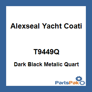 Alexseal Yacht Coating T9449Q; Dark Black Metalic Quart