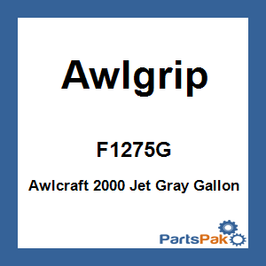 Awlgrip F1275G; Awlcraft 2000 Jet Gray Gallon