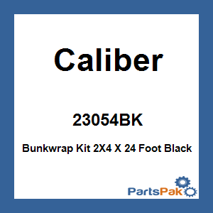 Caliber 23054-BK; Bunkwrap Kit 2X4 X 24 Foot Black