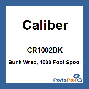 Caliber CR1002-BK; Bunk Wrap, 1000 Foot Spool