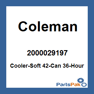 Coleman 2000029197; Cooler-Soft 42-Can 36-Hour