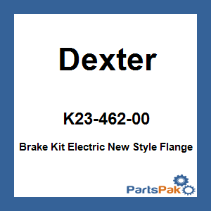 Dexter K23-462-00; Brake Kit Electric New Style Flange