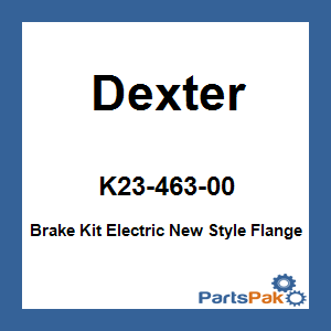 Dexter K23-463-00; Brake Kit Electric New Style Flange