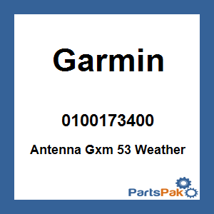 Garmin 0100173400; Antenna Gxm 53 Weather