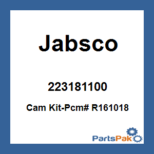 Jabsco 223181100; Cam Kit-Pcm# R161018