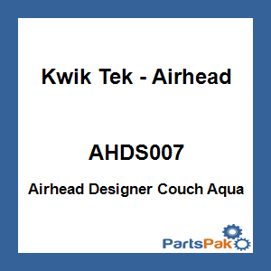 Kwik Tek - Airhead AHDS-007; Airhead Designer Couch Aqua