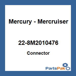 Quicksilver 22-8M2010476; Connector Replaces Mercury / Mercruiser