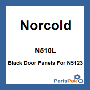 Norcold N510L; Black Door Panels For N5123