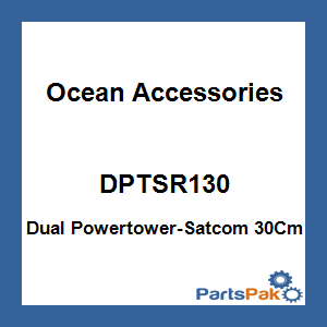 Ocean Accessories DPTSR130; Dual Powertower-Satcom 30Cm