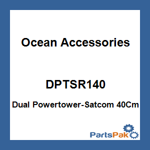 Ocean Accessories DPTSR140; Dual Powertower-Satcom 40Cm