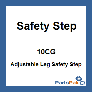 Safety Step 10CG; Adjustable Leg Safety Step