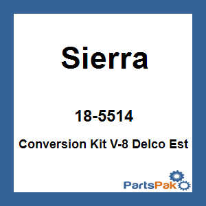 Sierra 18-5514; Conversion Kit V-8 Delco Est