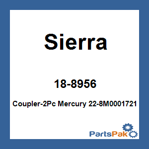 Sierra 18-8956; Coupler-2Pc Mercury 22-8M0001721