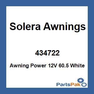 Solera Awnings 434722; Awning Power 12V 60.5 White