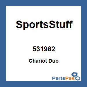 SportsStuff 531982; Chariot Duo Inflatable Towable Tube