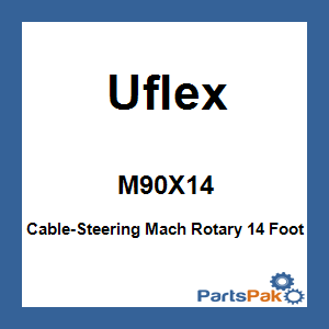 Uflex M90X14; Cable-Steering Mach Rotary 14 Foot
